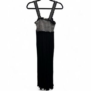 miami black‎ jumpsuit with elastic top | Sz S